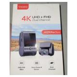 Viofo 4k dashcam, uhd + fjd front and rear