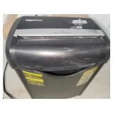Amazon basics paper shredder,  heavily used.
