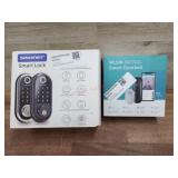 Smonet smart lock, WUUK smart doorbell 2 items