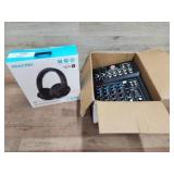 Harbinger mixer, Mixcder headphone 2 items