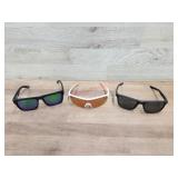 Nike sunglasses (scratched), UnderArmor