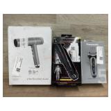 Professional blow dryer. Trimmer and shaver