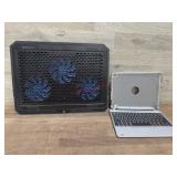 Cooling pad and broken notebook case may be able