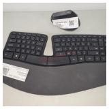Keyboard and mouse: Microsoft ergonomic