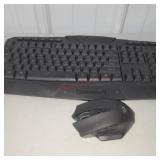 Redragon gaming mouse and keyboard, used