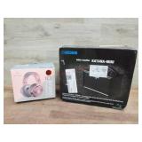 Boss guitar amp, OneOdio dj headphones 2 items
