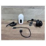 Security camera and wireless headset