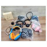 Box of headphones