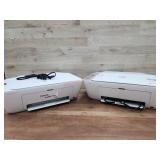 2 printers, used, with cords: Hp deskjet 2752.