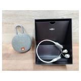 Shokz earbuds, JBL bluetooth speaker 2 items