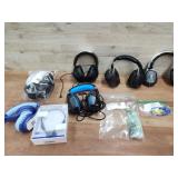 Box of headphones