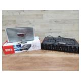 Boss audio systems 2000 watt amp, Pyle 6-ch amp