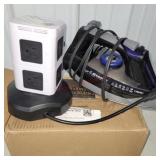 Iron and multisocket charging station. Pursteam