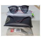 Rayban glasses, with case and cleaning cloth,