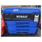 Kobalt tool set- box has some damage
