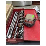tool box assorted socket set & norko battery