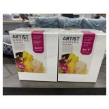 2-10 packs 8x10 canvases