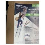 Energy pro aluminum attic ladder 22ï¿½ opening