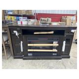 Modern console stand with built in electric