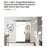 36 in. x 80 in. DesignGlide Madison Primed Smooth