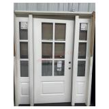 Steve and sons 36 entry door with side panels.