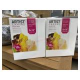 2-10 pack 8x10 canvases