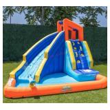 My 1st water slide splash and slide