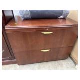 2 drawer lateral file cabinet.