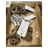 Flat of 4ft chains w/ 2 hooks