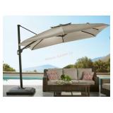 10ft x 10ft offset cantilever umbrella