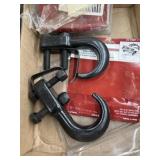2-  black tow hook kit