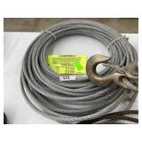 Wench cable w/ hook