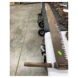 Crosscut saw w/ 1 handle