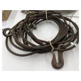 Wench cable w/ hook