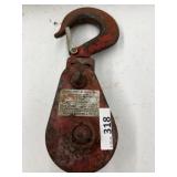 2 ton swivel snatch block hook