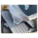 Skid of Adirondack chair parts- missing hardware