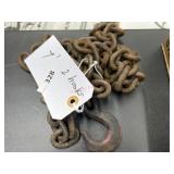 7ft chain w/ 2 hooks