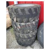 4- 27x 10.5-14 wide wall tires