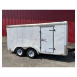2000 trailblazer enclosed trailer 7x14 with ramp