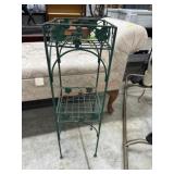 Green Metal Plant Stand