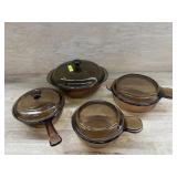 1 LOT - 8 PCS - CORNING VISION WARE