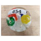 MAUDE & BOB ST. CLAIR 1984 PAPERWEIGHT - RED,