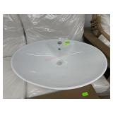 26ï¿½ w top mount oval sink basin