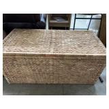 Scratch/Dent whicker storage ottoman