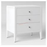 Threshold mixed material 4 drawer dresser light