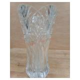 APPROX 12" LARGE CRYSTAL VASE