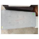 New light Grey storage ottoman