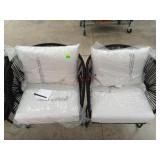 2 New Stardusts patio chairs, black