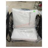 2 New stardust patio chairs, black