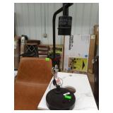 Black lamp with no shade